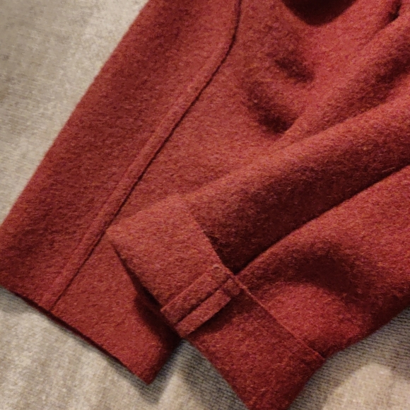 Talbots Pumpkin Spice Boiled Alpaca and Wool Blend Jacket, Size M - Picture 10 of 13